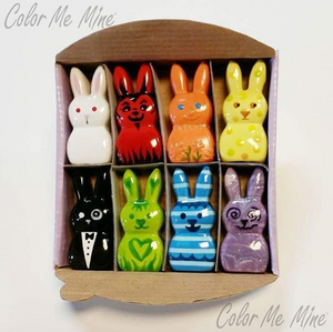 BISQUE BUNNIES (SET OF 8)